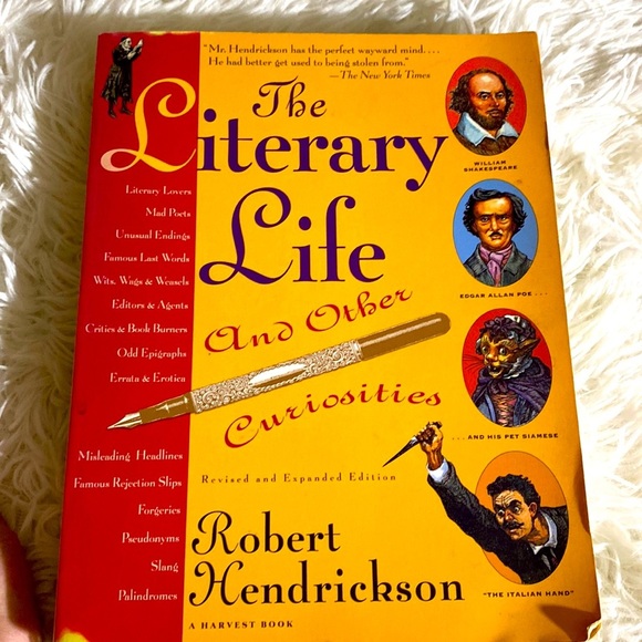 The Literary Life and Other Curiosities by Robert Hendrickson EUC - Picture 1 of 9